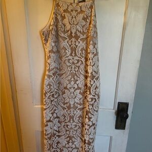 Vince Camuto Lace Dress in Cream